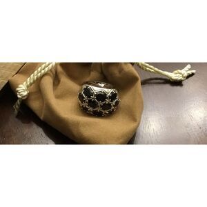 10 Carat Oval Cut Midnite Blue Sapphire Gemstone Cocktail Ring Sz 7